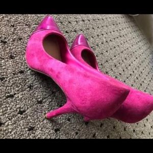 Hot pink heels size 9.5